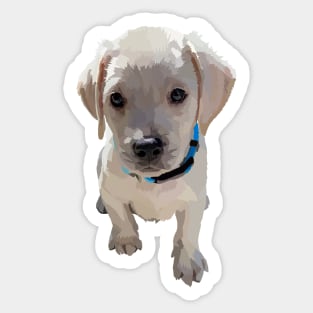 Lab Puppy 1 Sticker